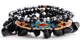 Multilayer Unisex Irregular Beaded Jewelry Bracelet