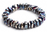 Latest Design Hematite Beads Tassel Spider Charm Men Bracelet Set Women Bracelet