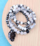 High Quality Cute Gemstone Bead Stretch Bracelets Set