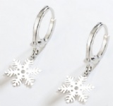 Snowflake earrings