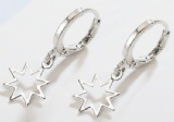 Six star earrings