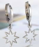 Six star earrings