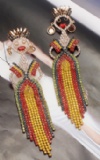 Exaggerated water chinese crystals versatile earrings