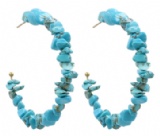 Turquoise earring