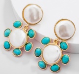 Turquoise earring