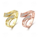 Fashion CZ Rings For Customize Wholesale Price 