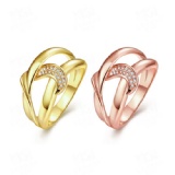 Fashion CZ Rings For Customize Wholesale Price 