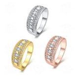Fashion CZ Rings For Customize Wholesale Price 