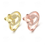 Fashion CZ Rings For Customize Wholesale Price 