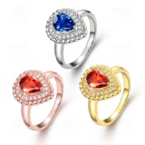 Fashion CZ Rings For Customize Wholesale Price 