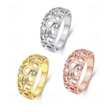 Fashion CZ Rings For Customize Wholesale Price 