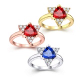 Fashion CZ Rings For Customize Wholesale Price 