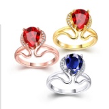 Fashion CZ Rings For Customize Wholesale Price 