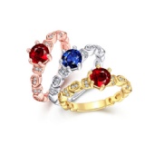 Fashion CZ Rings For Customize Wholesale Price 