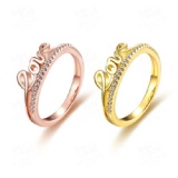 Fashion CZ Rings For Customize Wholesale Price 